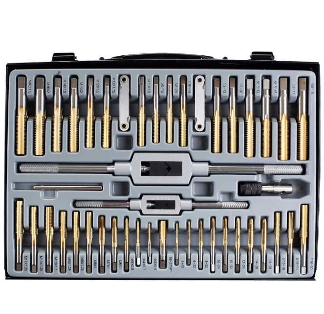 86 Piece Tap and Die Set Bearing Steel SAE and Metric Tools