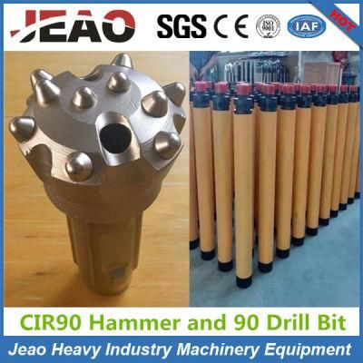 CIR90-90, 100, 110mm Low Air Pressure DTH Drill Bit for Drilling Rig