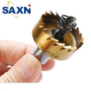 SAXN Gold HSS 6542 Hole Saw for Steel Plate and Tube