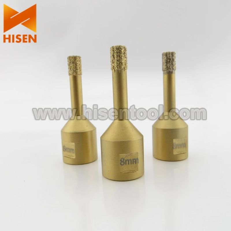 6mm M14 Vacuum Brazed Diamond Core Drill Bits