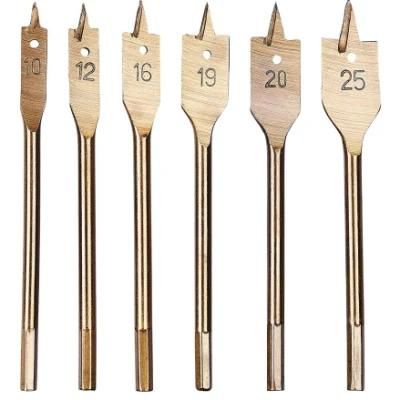 Flat Wood Drill Bit Set Carpenter Tool for Fast, Clean Drillng in Wood