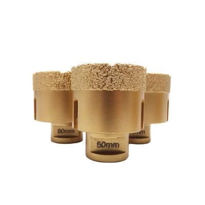 6mm -125mm Vacuum Brazed Drilling Core Bits Diamond