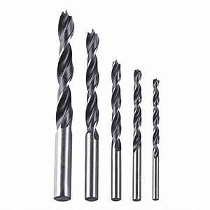 Carbon Steel Edge Ground Wood Brad Point Drill Bit for Wood Precision Drilling