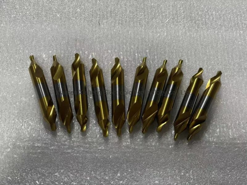 High Temperature Quenching HSS with Titanium Coating Drill Bit Center Drills Bit for Stainless Steel-Type B