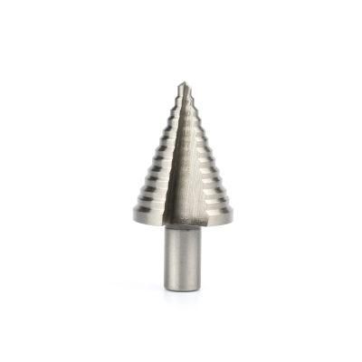Factory Customized M35 HSS Sliver Straight Shank Step Drill Bits Stainless Steel Drilling Power Tools