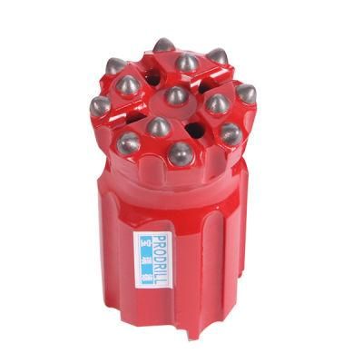 R32/T38/T45/T51/Gt60/St58/St68 Dia45/76/89/102/115/127/140mm Rock Drilling Tools Threaded Button Bits