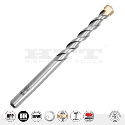 Eco Cost 2cutter Impact Masonry Drill Bit Cylindrical Shank for Concrete Stone Brick Cement