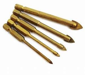 Glass Drill Bits Brown Finish Hex Shank (GD-006)