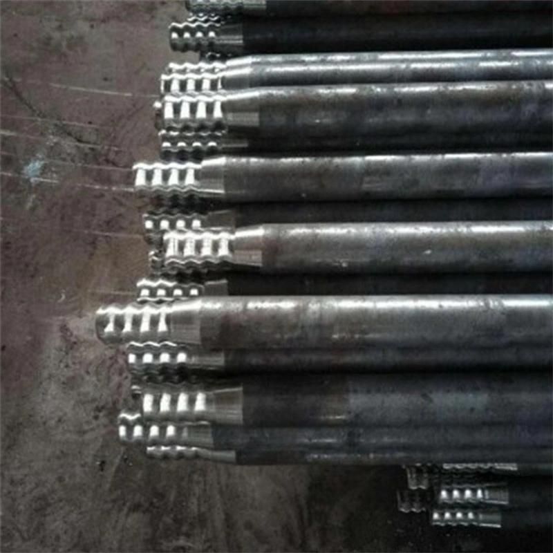 Seamless Steel Tube Blast Furnace Tap Hole Drill Rod and Bit 38mm