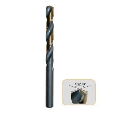 DIN338 M35 Fully Ground HSS Twist Jobber Drill Bit with Straight Shank for Drilling Stainless Steel, Metal