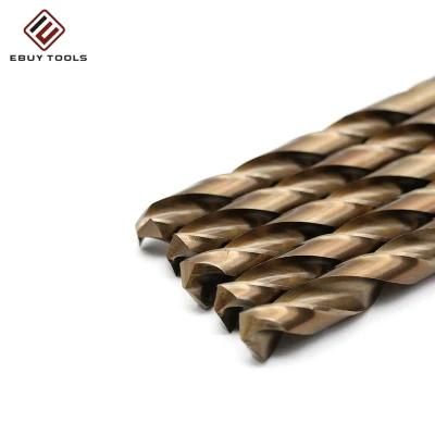 4.5mm Power Tool Accessory DIN338 Jobber Length Twist Metal M35 HSS Cobalt Drill Bit for Stainless Steel Metal