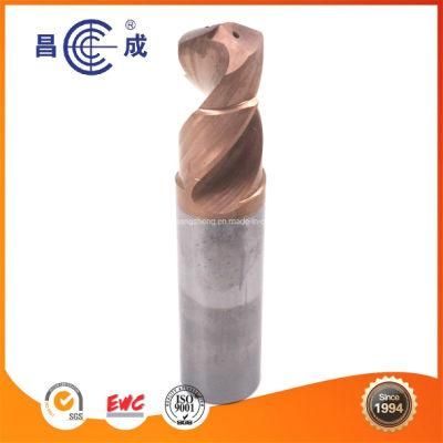 Coated Tisin Solid Carbide 2 Flutes Twist Drill Bit for Drilling Hole