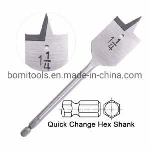 Power Tools HSS Drill Bits Customized Factory Tapered Drill Wood Spade Twist Drill Bit