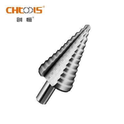 Chtools High Quality HSS Step Drill Set with Straight Flute.