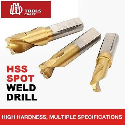 One-Flat Shank HSS Spotle Spot Weld Drill Bits for Vario Drills