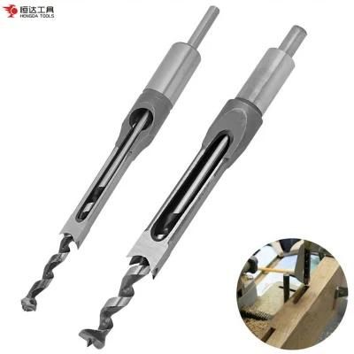 Hollow Hole Mortise Chisel Drill Bit for Wood Square Hole Drilling