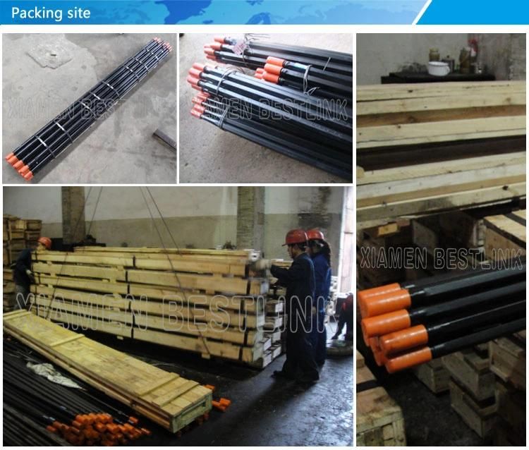 Anti Wear Rock Drilling Equipment, Extension Drill Rods for Tunneling / Mining