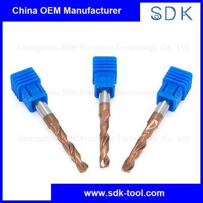 OEM Manufacturer3xd Tungsten Carbide Twist Drill Bits for Hardened Steel