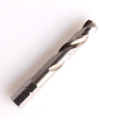 DIN3126 1/4&quot; Hex Shank HSS Fully Ground Twist Drill Bit