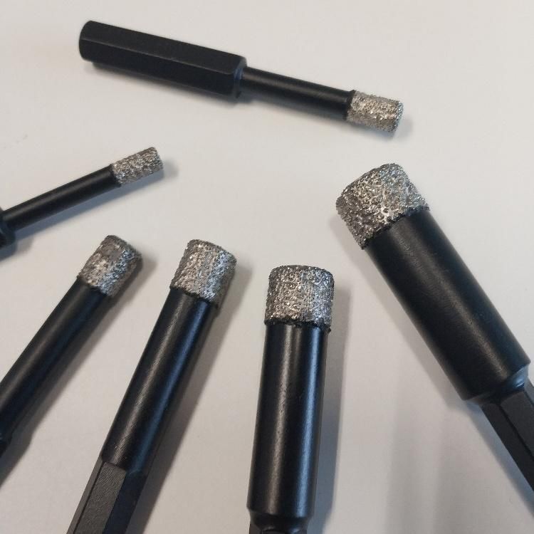 High Quality Vacuum Brazed Drill Diamond Bits Set