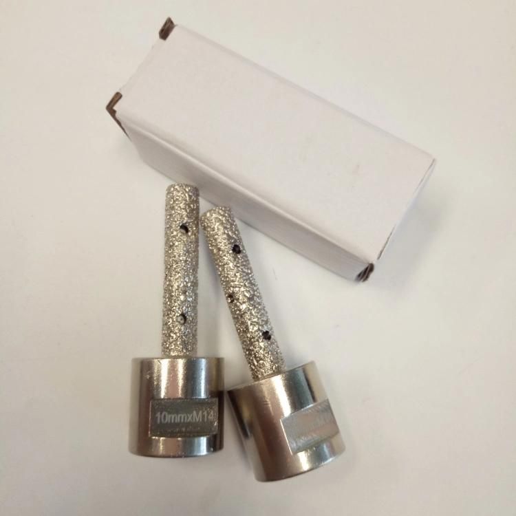 10mm Vacuum Brazed Diamond Milling Bits Stone Edging Bits