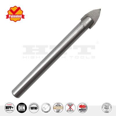 Supreme Quality Patented 2cutter Tct Spear Porcelain Drill Bit, Cylindrical Shank, for Ceramic, Tile, Porcelain Stoneware Drilling