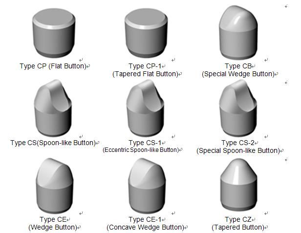 Drill Bits (cemented carbide) for Drills in Mining