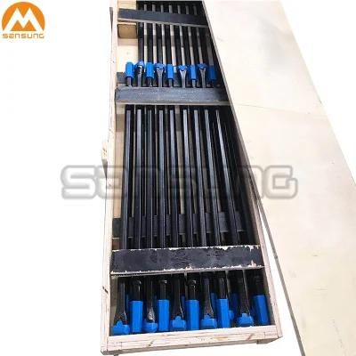 Integral Drill Rods with Chisel Bit End H22 H25