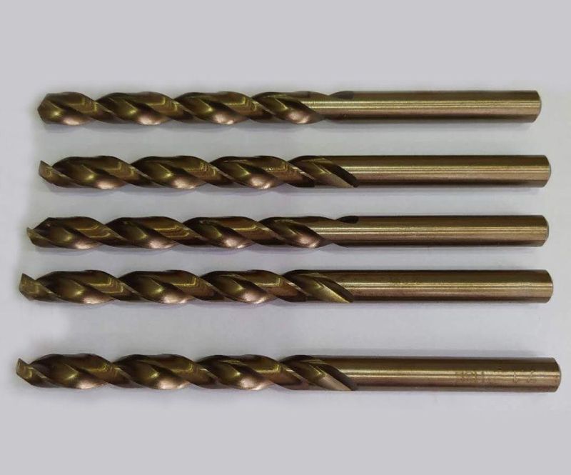 HSS Co (HSS M42) Twist Drill Bits for Stainless Steel or Die Mould Steel Drilling Bits with Cobalt