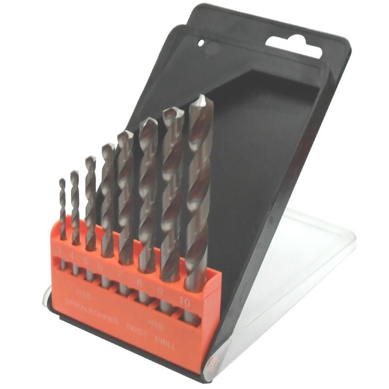 13PCS Ergaster Tools Bright Finish HSS Twist Drill Set