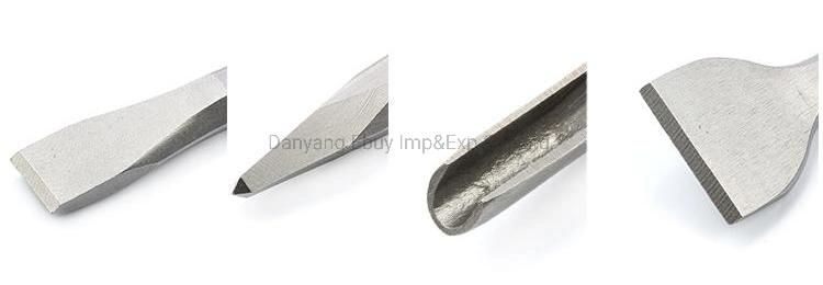 Heat Treated Carbon Steel SDS Chisel Set with Rotary Stop Function