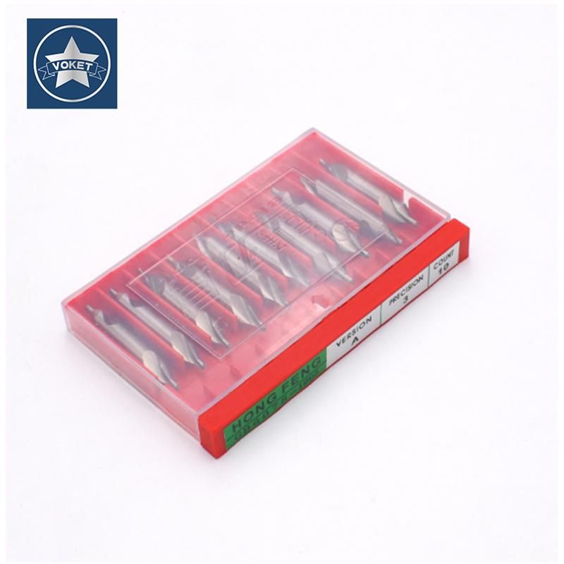 60 Degree Center Drill a Type 1.0 1.5 2 2.5 3 4 5 6 Full Grinding Spiral Center High Speed Steel HSS Point Hole Drill