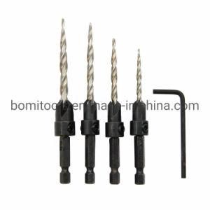 Power Tools Drill HSS Drills Bits Customized 1/4 Hex Shank Countersink Drilling Drill Bit