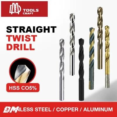 Jobber Length Standard HSS Left Hand Drill Bit for Metal Drilling
