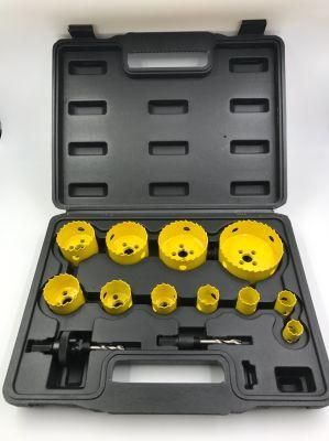 Drill Bits14PC Bi-Metal Industry Hole Saw Kit with Blow Box Tool