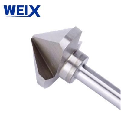 Weix High Quality DIN335c Cylindrical Shank 90 Degree 3 Flute HSS Cutter Countersink Drill Bit