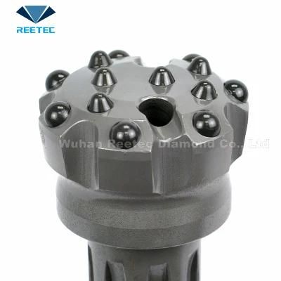 Hard Rock Borehole Drilling Diamond Enhanced DTH Hammer Bit