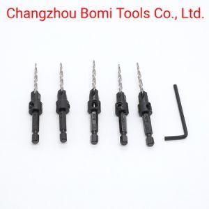Power Tools Drill HSS Drills Bits Hex Shank Countersink Tapered Drill Bit