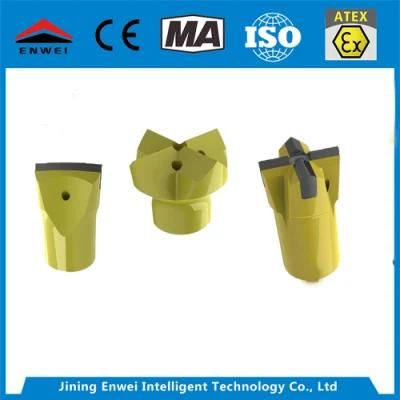 Tungsten Carbide Cross Type Rock Drill Bit 51mm