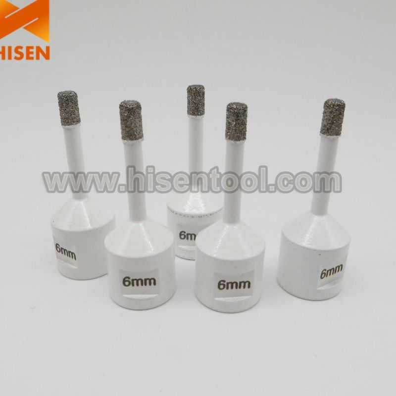 Vacuum Brazed Diamond Core Drill Bits for Ceramic Tiles and Marble