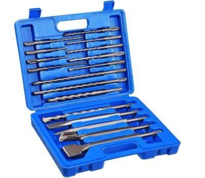 Hammer Drill Bits Set &amp; Chisels- SDS Plus Concrete Masonry Hole Tool