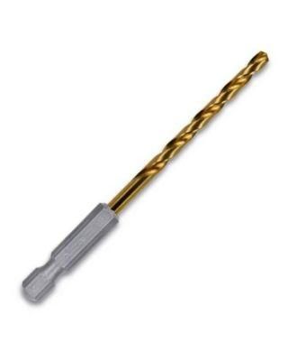 1/4 Inch Hex Shank HSS Jobber Drill Bit Titanium Coated Finish Hex Shank HSS Twist Drills (SED-HHS)