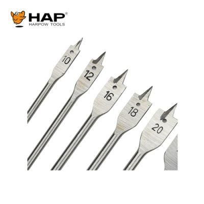 Quick-Change Hex Shank Hcs Flat Wood Drill Bit for Carpenter