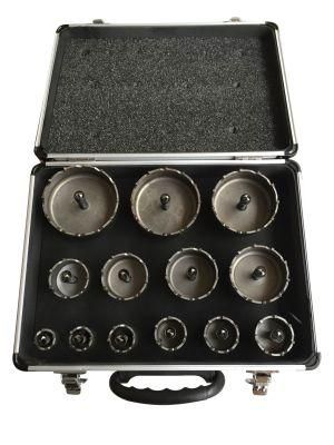 13PC Set Core Drill Hole Saw T. C. T Drill Bits Core Drill