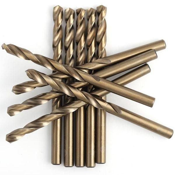 Co Included HSS Straight Shank Twist Drill Bits Set for Metal, Stainless Steel