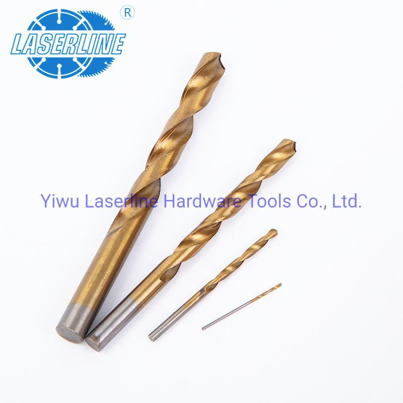 Hot Selling 1.0-13.0mm 25PCS HSS Titanium Coated Twist Drill Bit Set for Metal Wood Metal Case