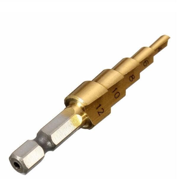 Step Drill Titanium Coated Hole Cutter