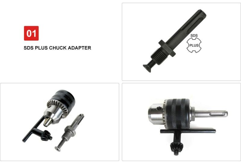 SDS Max to SDS Plus Adaptor Adaptado Adapter for SDS Max Chuck Rotary Hammer