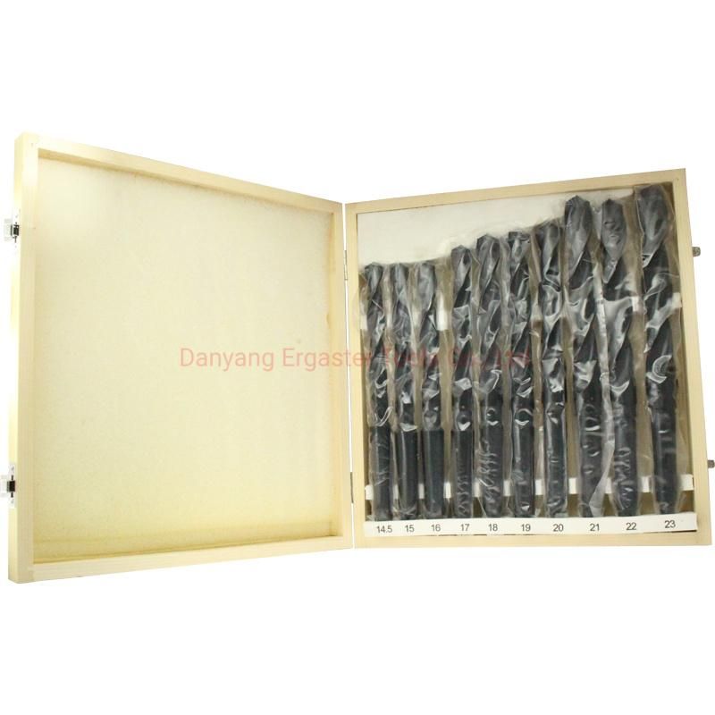 DIN345 HSS Black Oxide Morse Taper Shank Twist Drill Bit Set