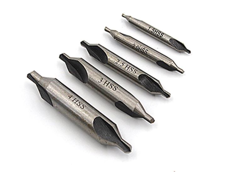 Z-Lion 5PCS Precision Combined Countersinks Center Drill Bits Set